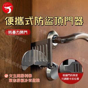 Portable Safety Door Stopper for Travel/Business Trips/Hotel Room Door Lock, Anti-Theft Door Stopper
