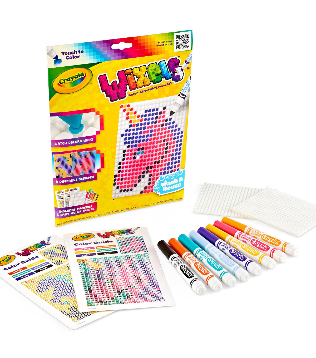Crayola Wixels Unicorn Activity Kit, Pixel Art Set