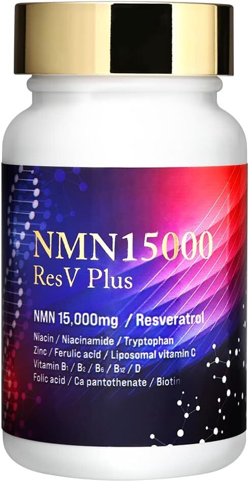 NMN | elife - NMN 15000mg+白藜蘆醇750mg 組合日本製60粒99.9%以上
