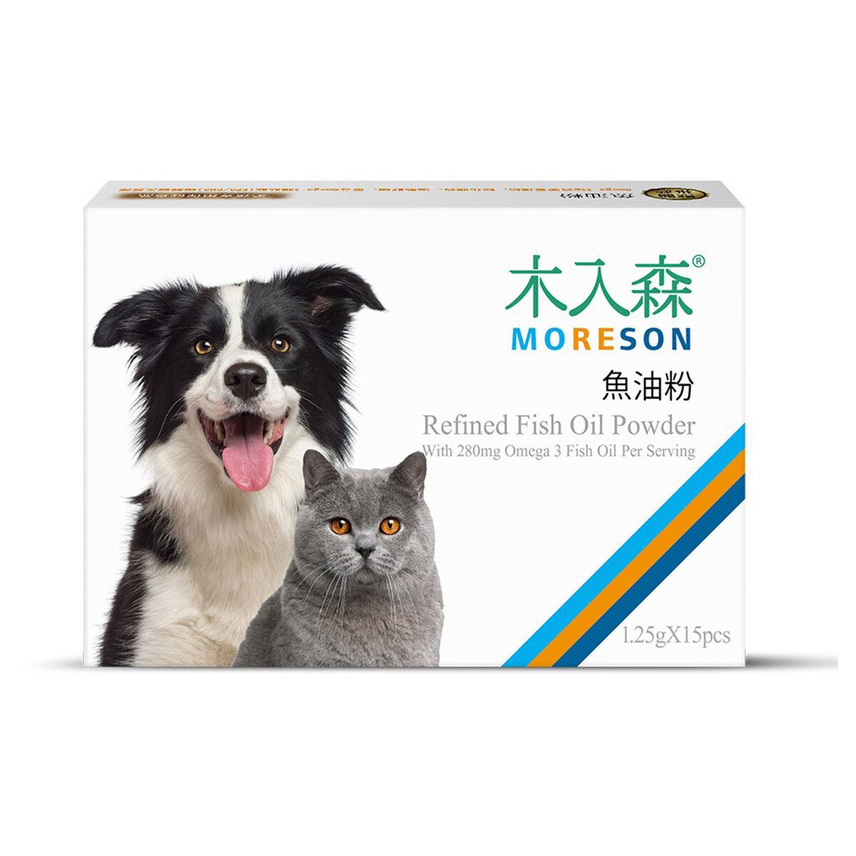 Moreson Cat & Dog Refined Fish Oil Powder 15 Capsules HKTVmall The