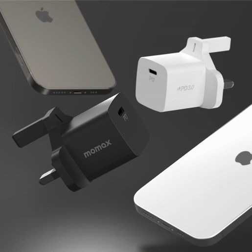 MOMAX | 20W PD3.0 迷你快速充電器ONE Plug 白色UM25UKW | 顏色: White白色| HKTVmall 香港最大網購平台