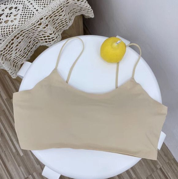 冰絲細肩帶胸圍內衣（膚色）【均碼】#F148048671