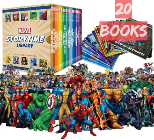 MARVEL | Storytime Library 20 books boxset Avengers Spiderman 