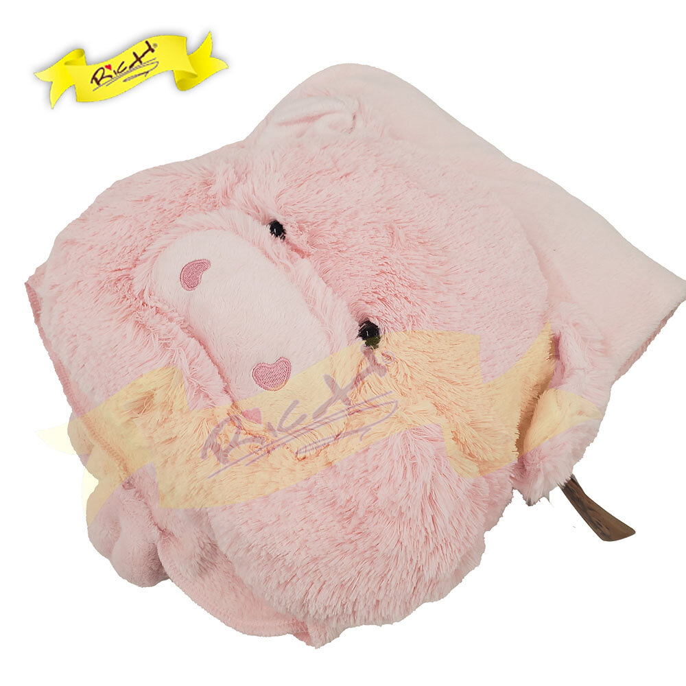 Animal Blanket - Pig  (125cm x 90 cm) - 18B0220