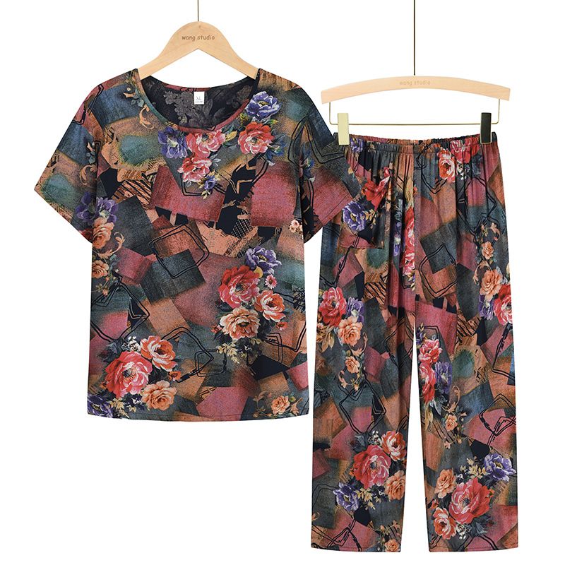 老年人短袖套裝( XL-3XL碼 20號色）【下單後請聯絡客服確認發貨尺碼】F001099187