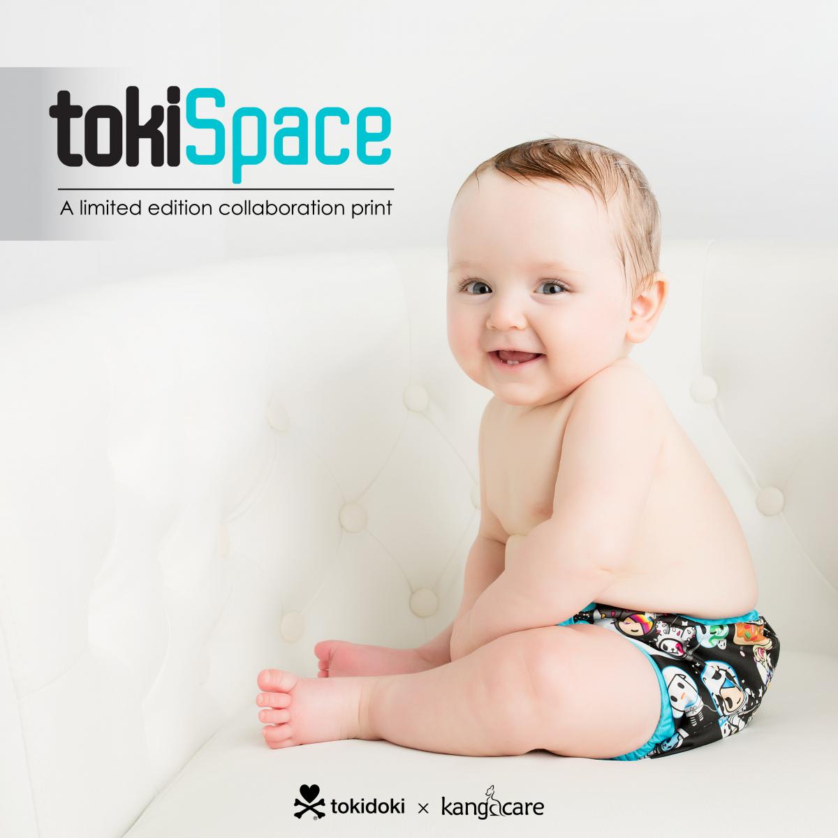 Rumparooz One Size Baby Cloth Diaper - TokisSpace (Free 6R Soakers)