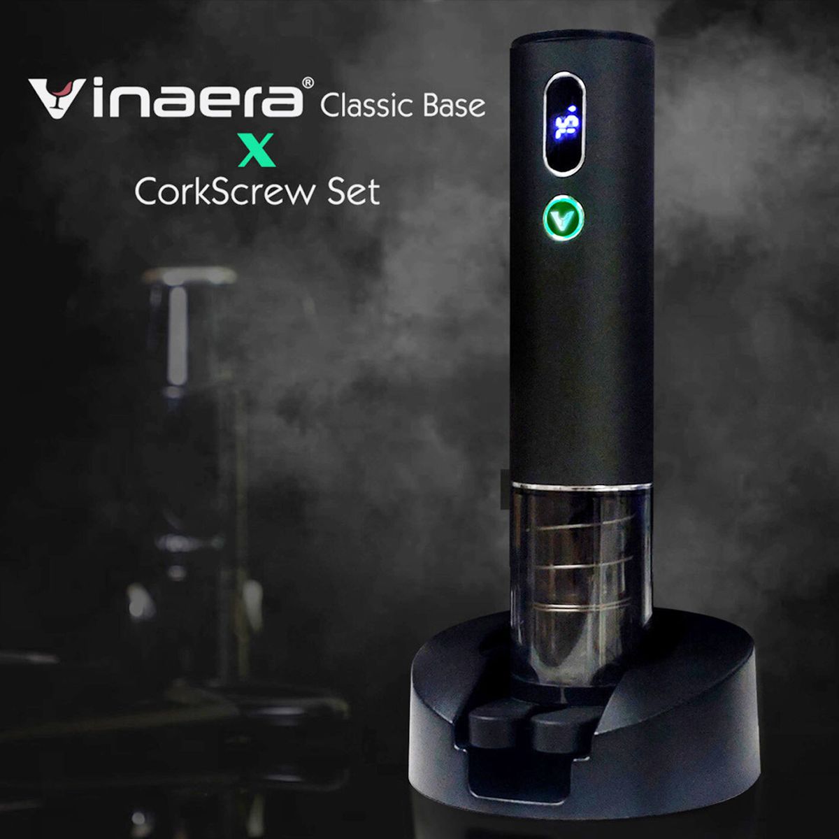 Classic Base with Auto-Corkscrew 【1-Year Warranty】