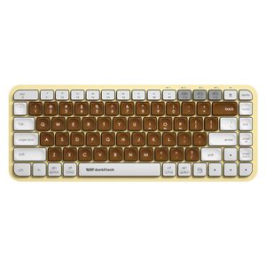 darkFlash - V200 bluetooth wireless keyboard ergonnmic 2.4G Support iOS, Win and Mac OS (Mocha)
