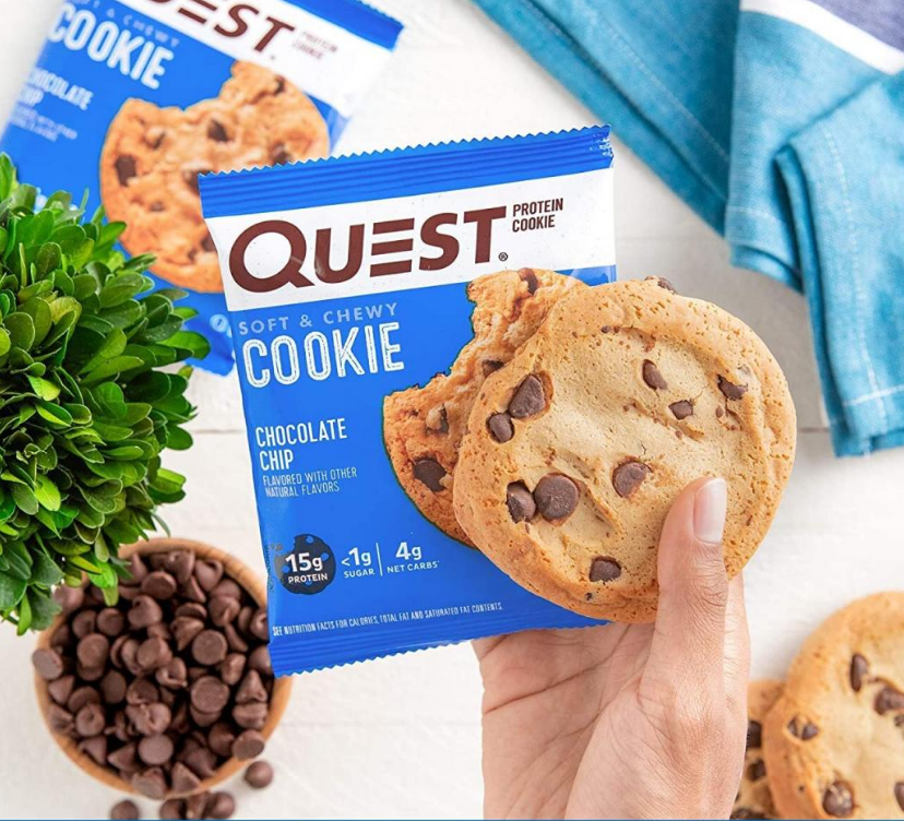 No Added Sugar Protein Cookies-Chocolate Chip 1cookie at least 60day shelf life Random packingdelive
