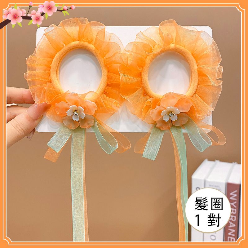 兒童甜美古風漢服髮飾流蘇髮繩頭飾(6#妙玉【1對裝】)