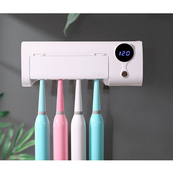 紫外線牙刷消毒殺菌器J0079 牙刷消毒 殺菌除蟎 UV消毒 壁掛設計 便攜旅行 家庭必備 健康護理 口腔衛生 智能定時