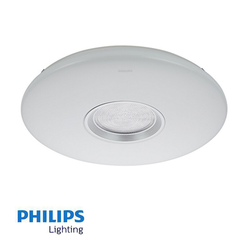Philips “MOON” 36W LED Grey Crystal Glitter Plastic Shade Ceiling Lamp 30k/40k/60k CL503