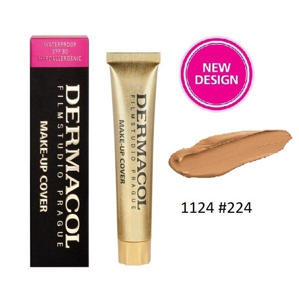Dermacol make-up cover 30g-#224 Waterproof extreme coverage Hypoallergenic Preservative-free SPF30