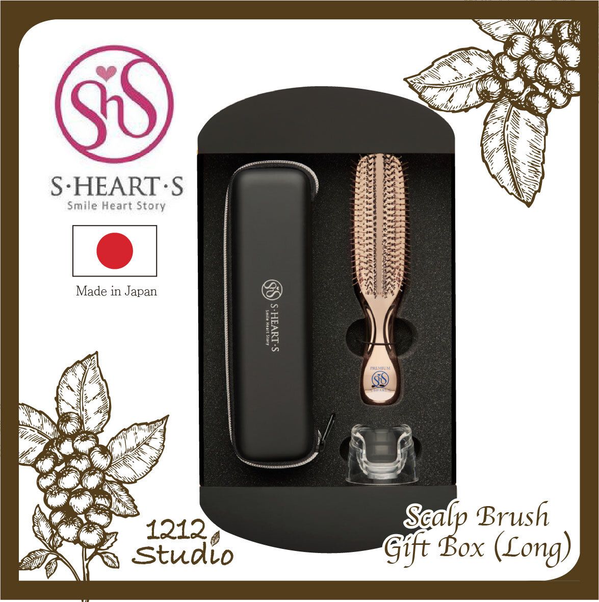 【新品未使用】Smile Heart Story SCALP BRUSH Smile Heart Story SCALP BRUSH Scalp Brush Universal Model Long