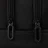 Twill & Leather Backpack - Blackl #INBP100622-BLK