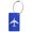 Purple aluminum alloy luggage tag brushed luggage accessories travel supplies