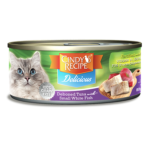 Delicious Debonced Tuna With Small White Fish Cat Canned 70G 