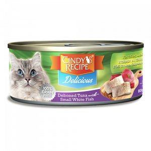 Delicious Debonced Tuna With Small White Fish Cat Canned 70G  