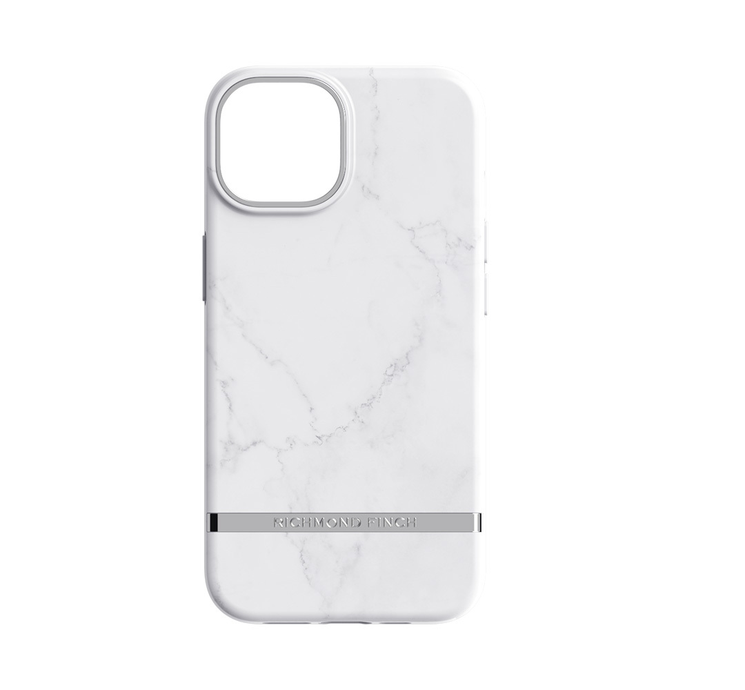 iPhone 14 Plus Case - White Marble (50464)