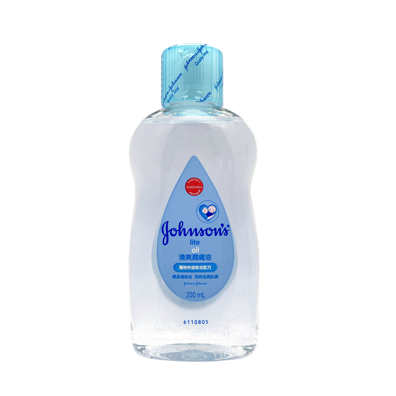 JOHNSON'S - BABY OIL (LITE) 200ML（4891080140023）