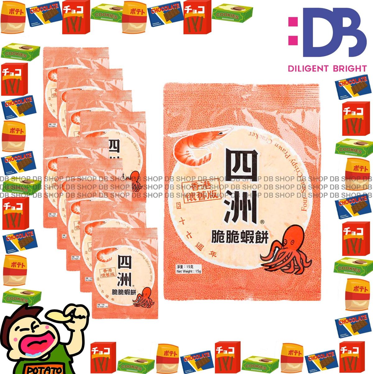 脆脆蝦餅 (15克 X 10)