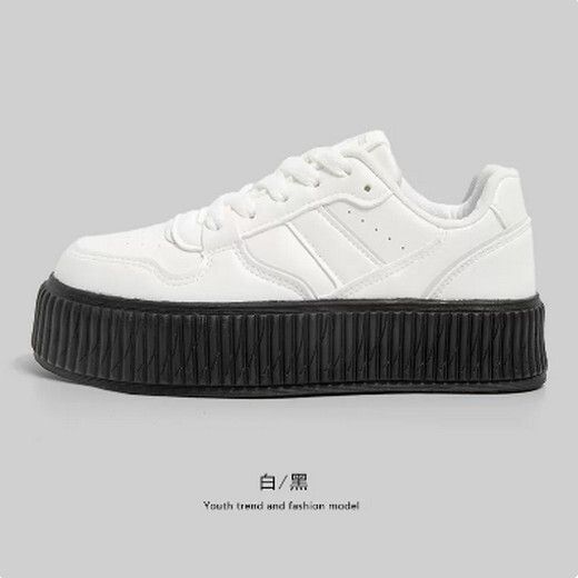 百搭小眾板鞋（白黑 226003  尺碼：35-40）(下單後聯絡客服確認發貨尺碼)#F091019161