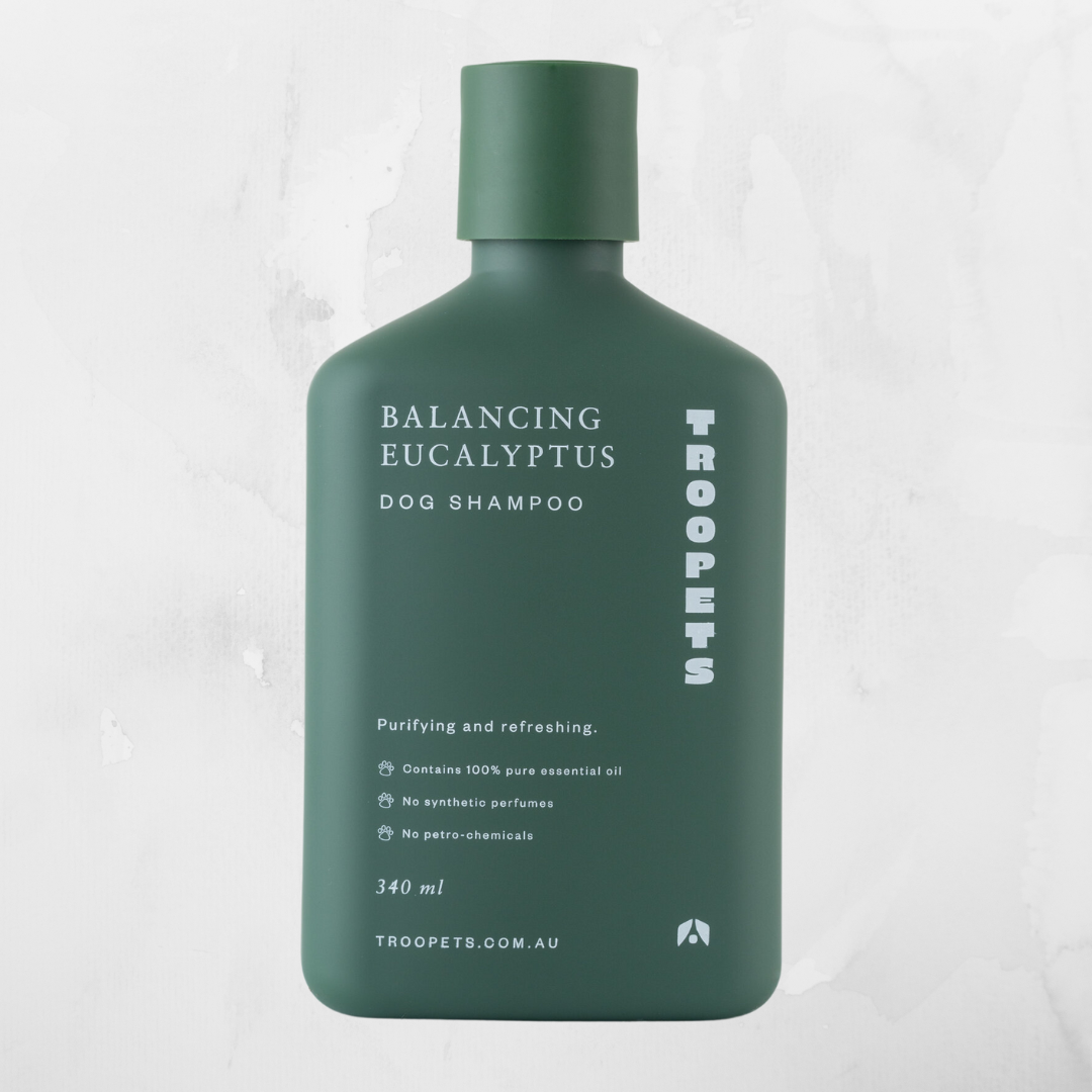 Curated visual reference: Fresh Look at Troopets Balancing Eucalyptus Dog Shampoo 340Ml Best Before December