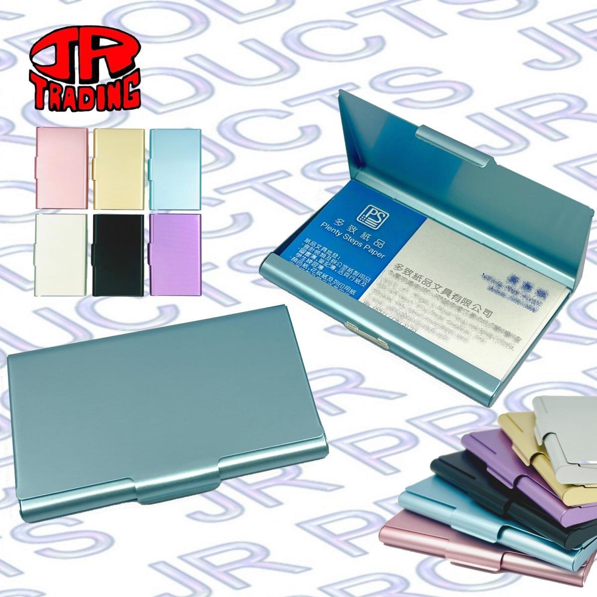 JR Aluminum Card Case, Light Blue #JR-1705