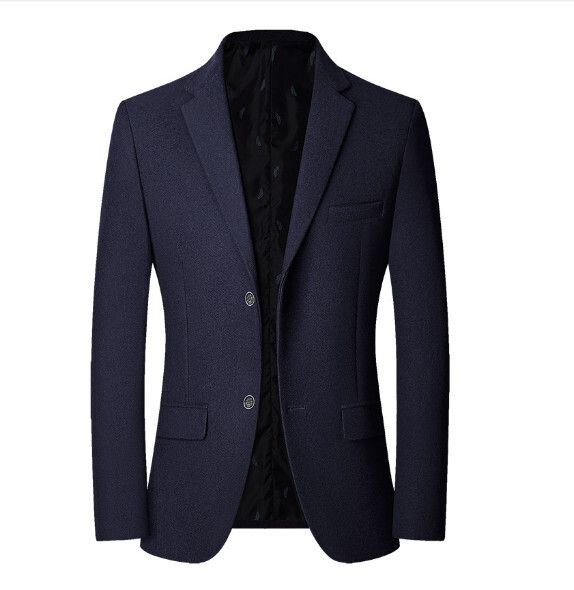 商務休閒西服上衣外套【M-3XL】【XZ1713藏藍】 (下單後聯絡客服確認發貨尺碼) #H246018200