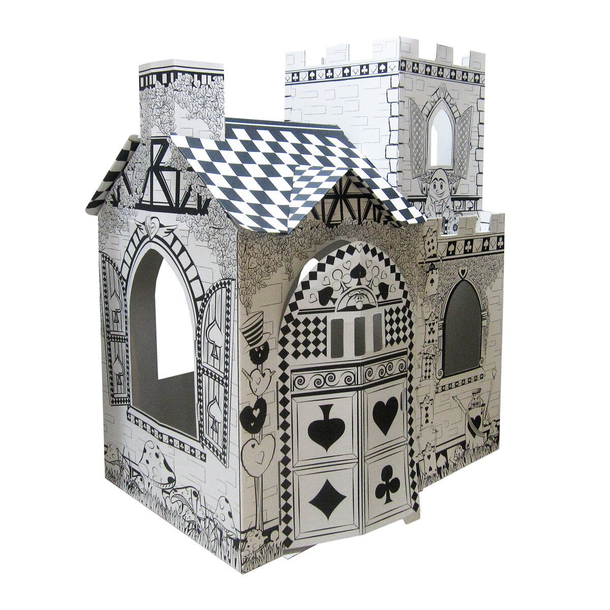 13221 DIY Cardboard Castle House
