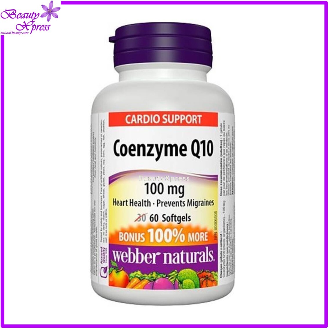 Coenzyme Q10 (100 mg) 60 capsules [Parallel Goods] Best Before: 31 July 2027