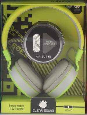 Дротові навушники 3.5 мм з мікрофоном MS-TV1A 4