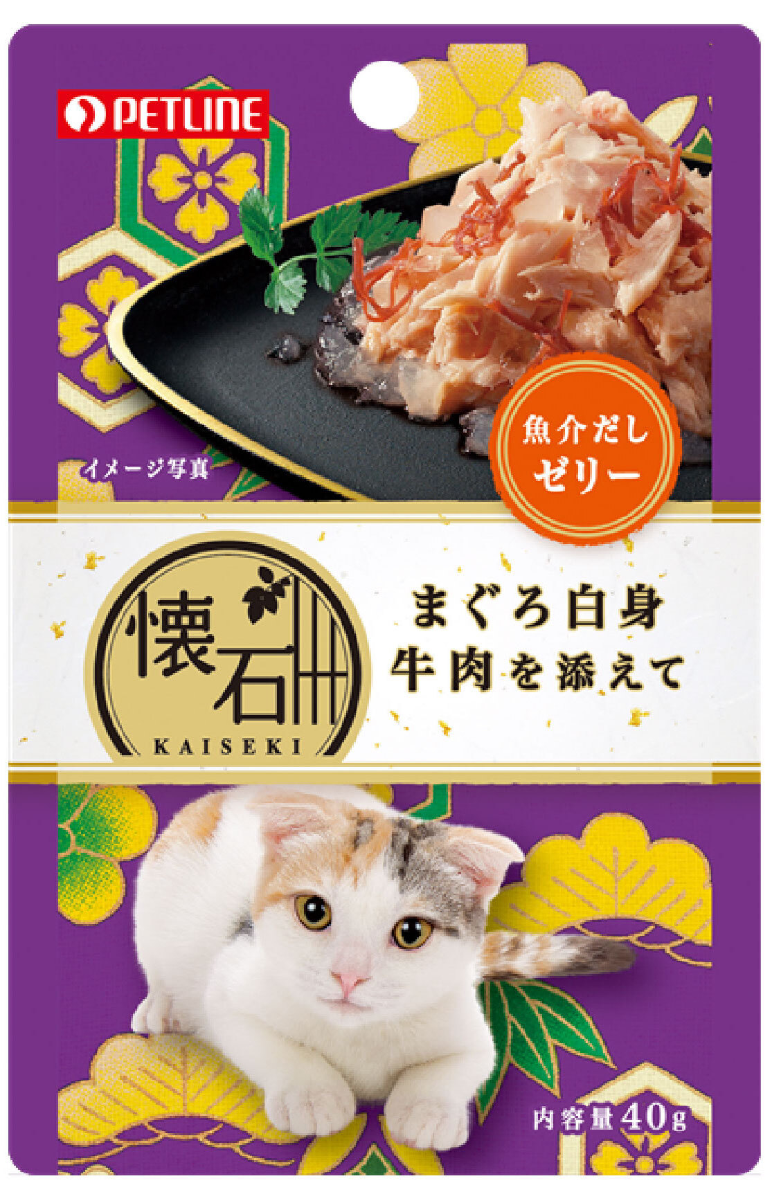 Kaiseki Tuna,Beef Cat Pouch (40g) 026644
