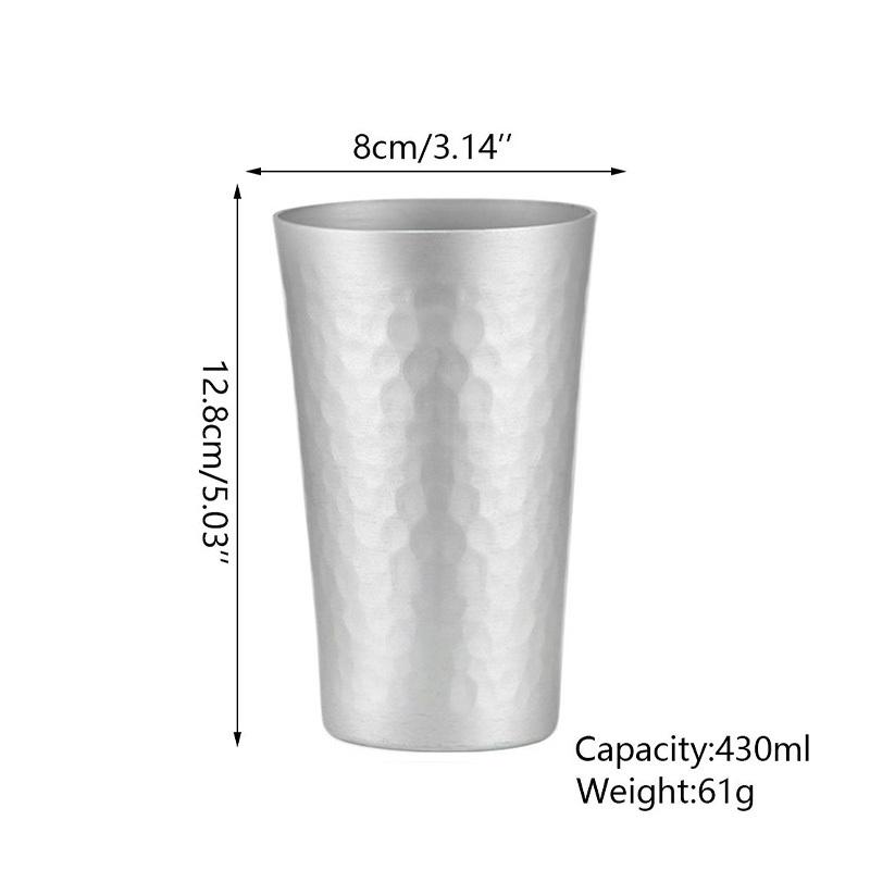 Aluminum Water Cup Sake Cup 430ml