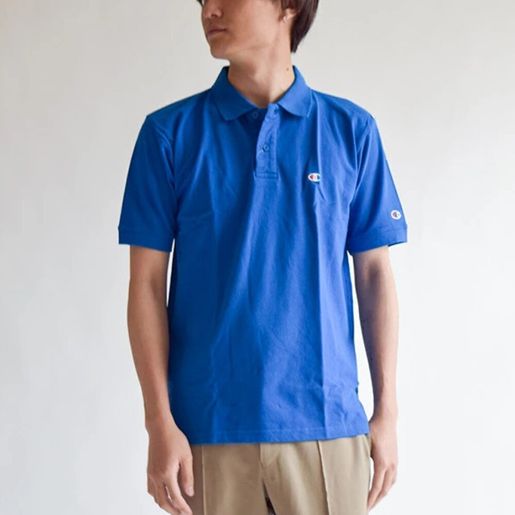 Champion | Men's Samll C Logo Basic Polo Shirt C3-F356 | Color