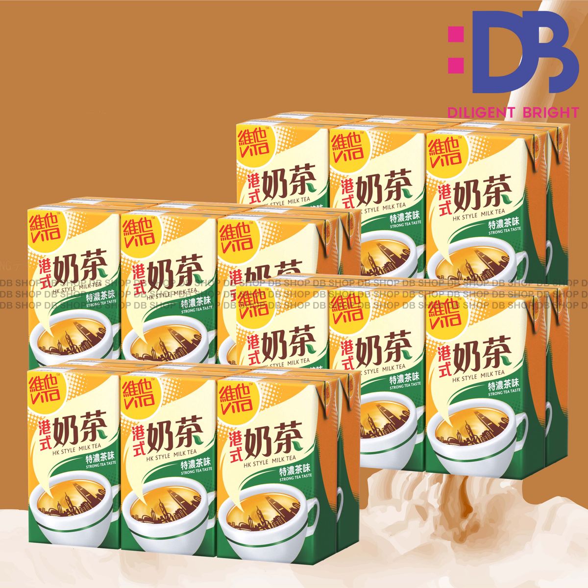 [Full Case] 紙包裝-Milk Tea "Stronger Tea Taste (特濃茶味) " (250ml X 6 X 4)