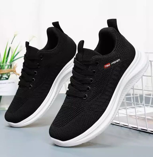 休閒運動鞋（黑色 36-41碼）(下單後聯絡客服確認發貨尺碼)#F111050816