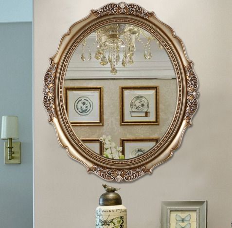 浴室鏡（仿古銀）(尺寸:68*78CM)