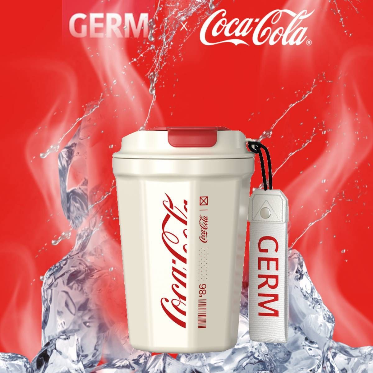 GERM | GERM Coca-Cola Stainless Steel Coffee Cup (White） | Color ...