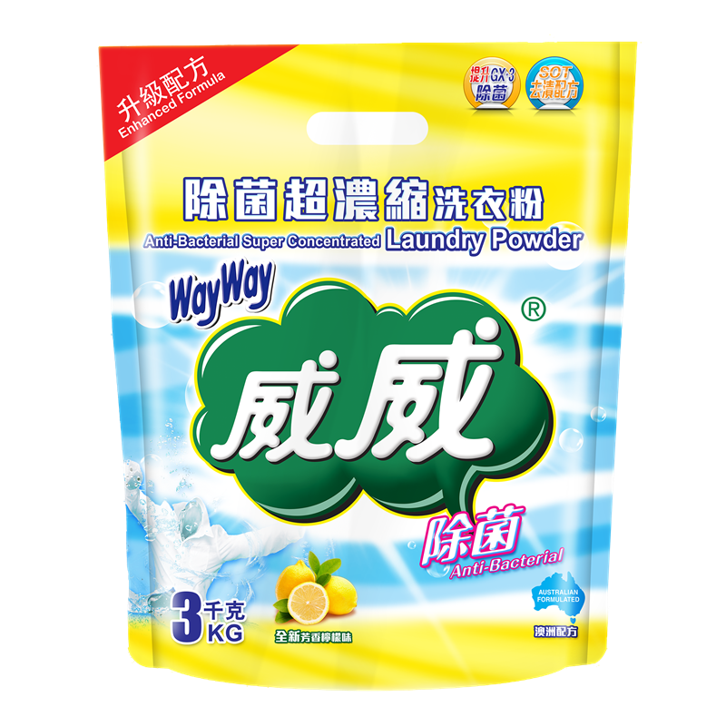 威威 - 除菌超濃縮洗衣粉 3KG（4891144210051）
