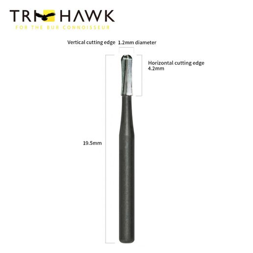 Tri Hawk Talon 10 FG Metal And Crown Cutting Carbide Bur,