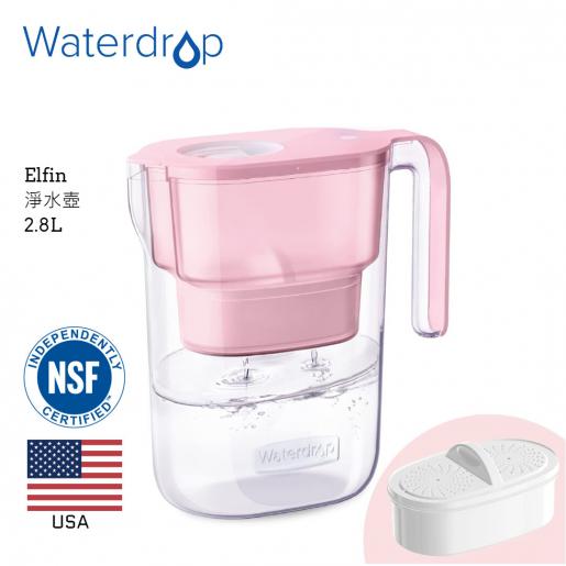Waterdrop, Elfin Water Pitcher 2.8L (Pink) WD-PT-05P