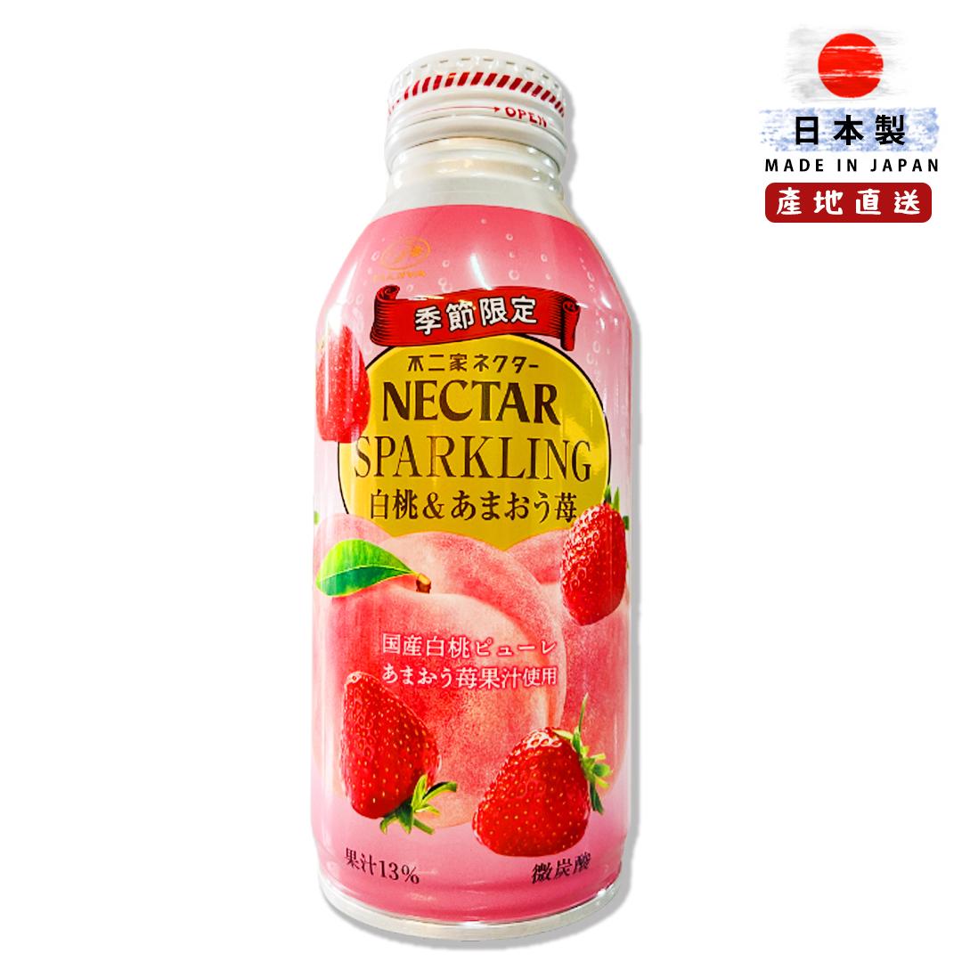 日本 不二家白桃草莓汁 380ml