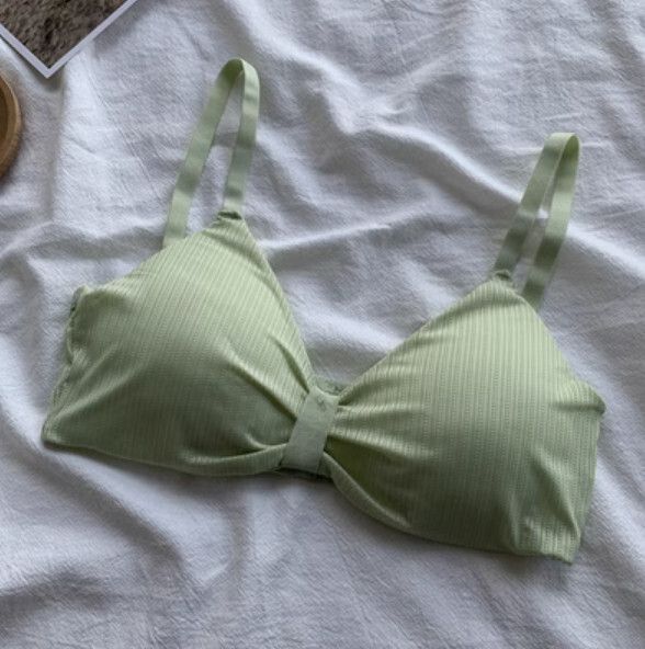 冰絲聚攏胸圍內衣（綠色）【均碼】#F148048794