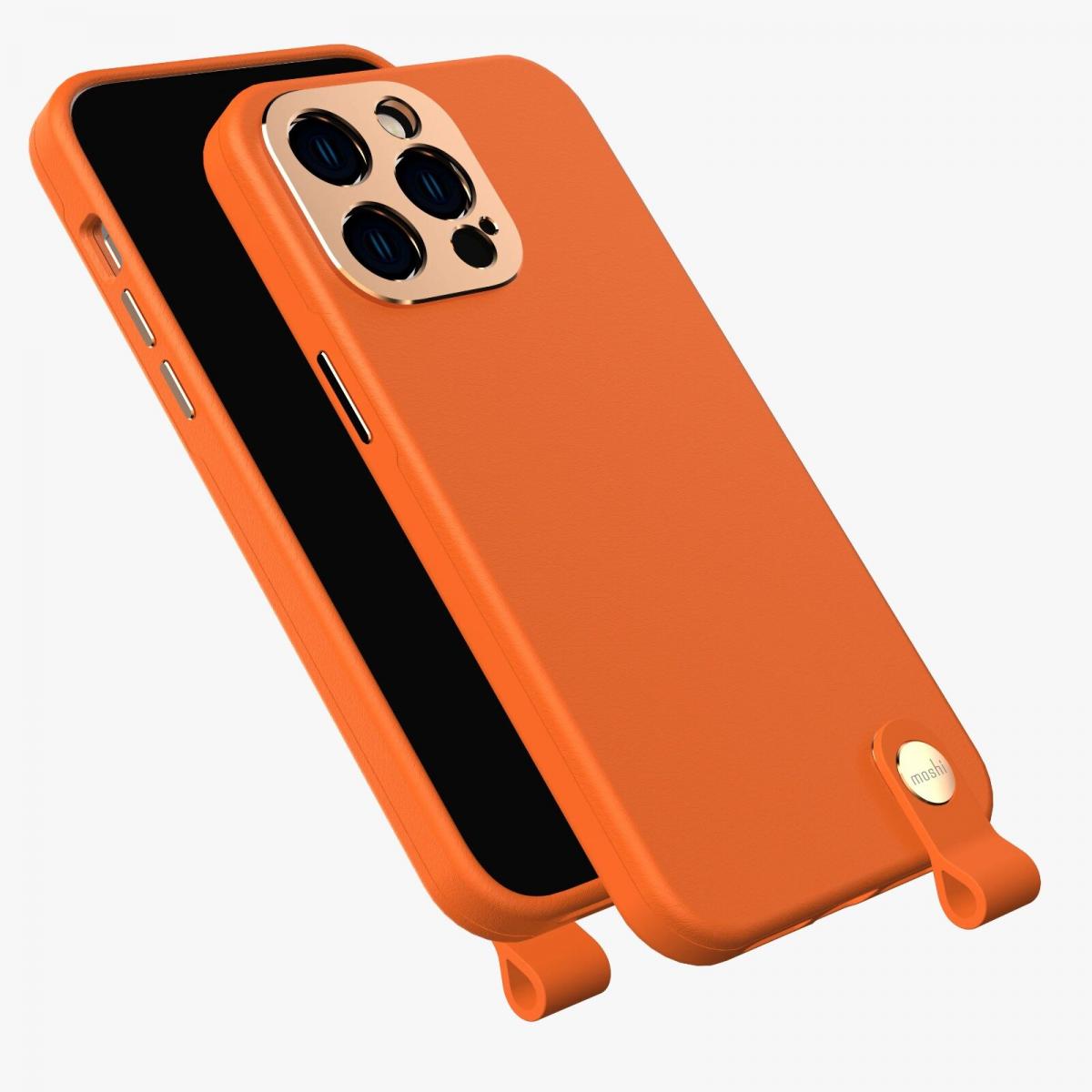 Altra iPhone 14 Pro Max Vegan Leather Slim Hardshell Case (MagSafe) Electric Orange  99MO117014