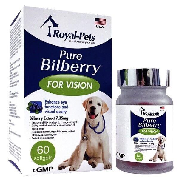 Royal-Pets Pure Blueberry - 60 softgels (Randon Sample when Purchase 2 box)