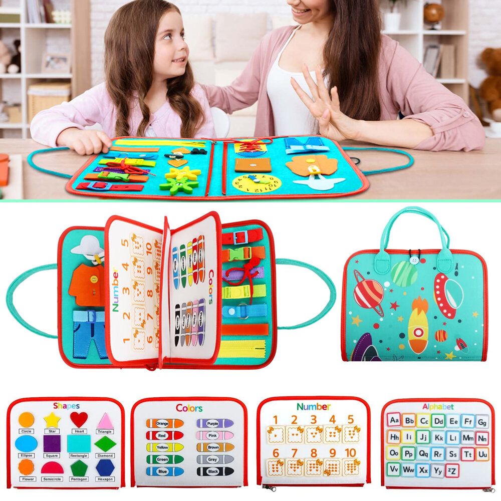 Busy Board Felt Children's Learning Board Children's Toys Early Education Board