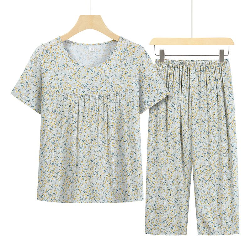 老年人短袖套裝( XL-4XL碼 22號色）【下單後請聯絡客服確認發貨尺碼】F001099279