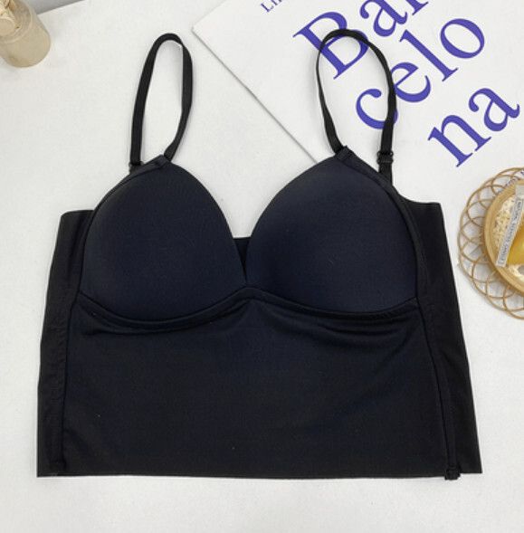 聚攏型三角杯內衣（黑色）【均碼】#F148048867