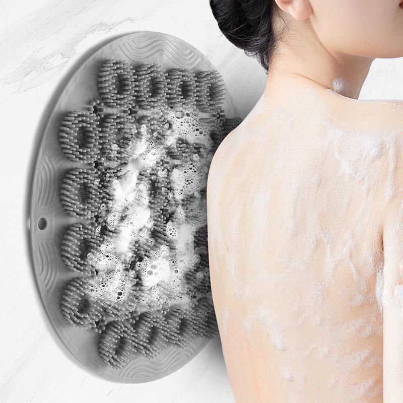 [random color] 矽膠吸盤貼牆後背搓澡墊 Suction cup wall-mounted bath mat